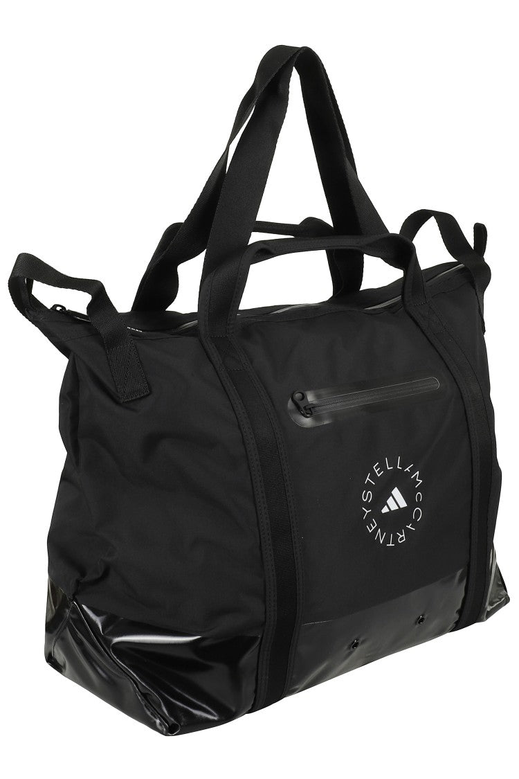 Adidas By Stella Mccartney Versatile Tote Bag With Logo And Multiple Pockets