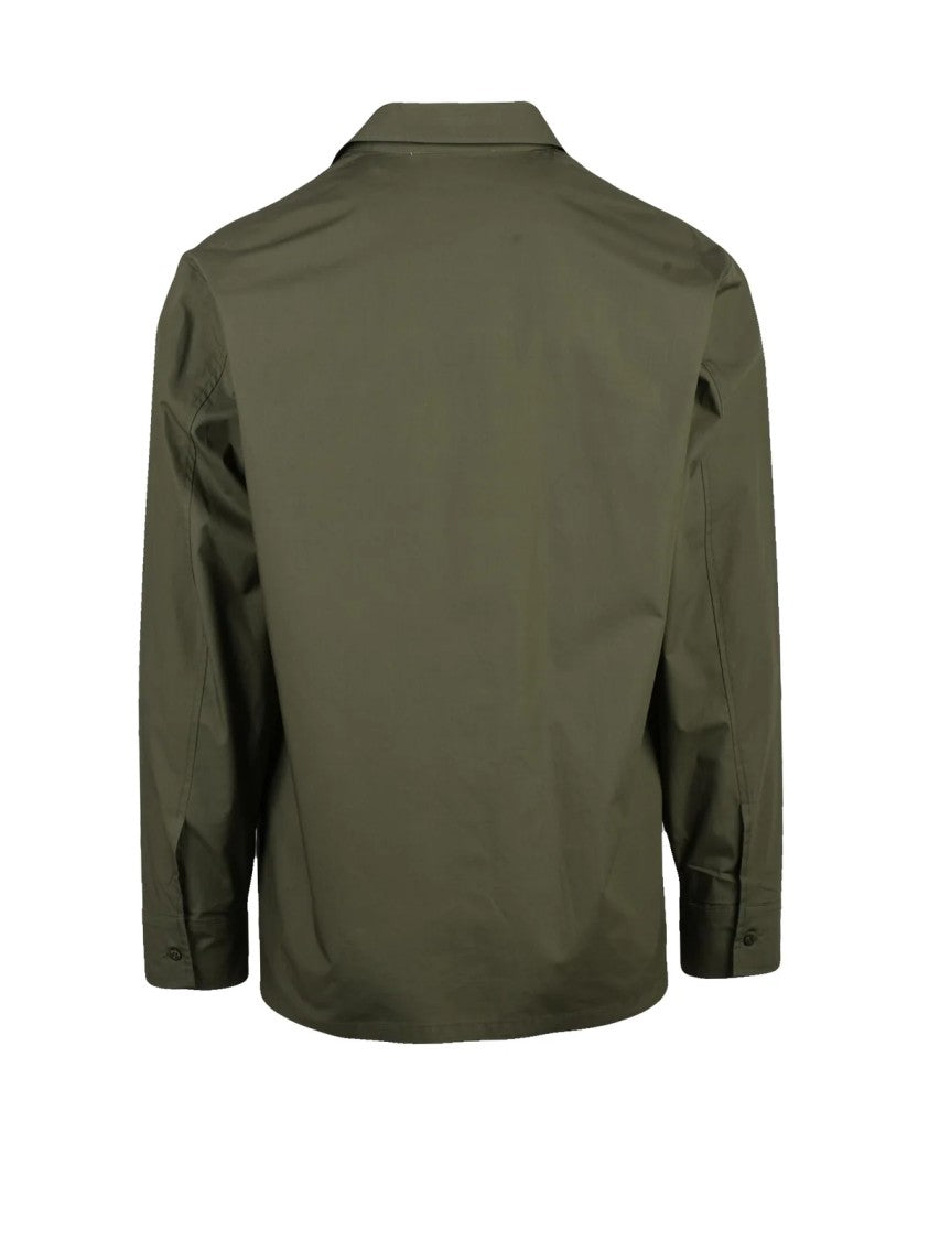 Richmond X Military Green Utility Cotton Shirt