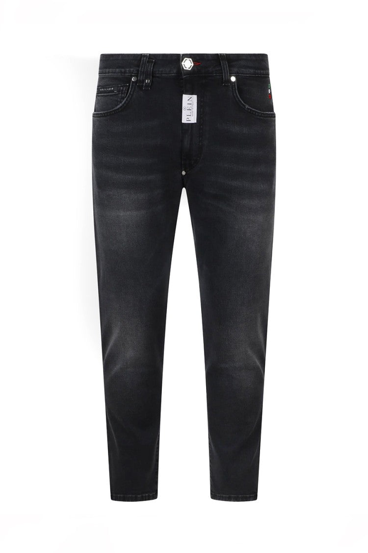 Philipp Plein Grey Denim Jeans