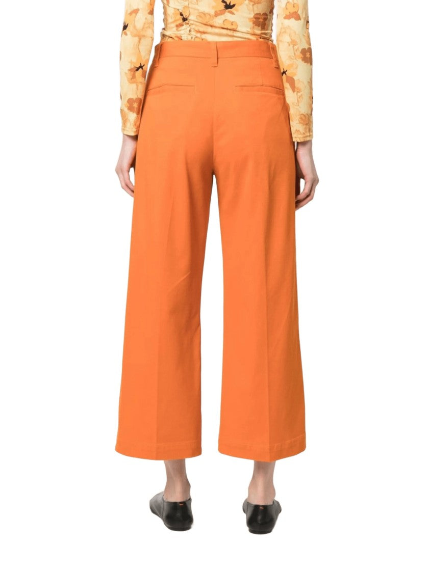 Polo Ralph Lauren Wide Leg Orange Trousers