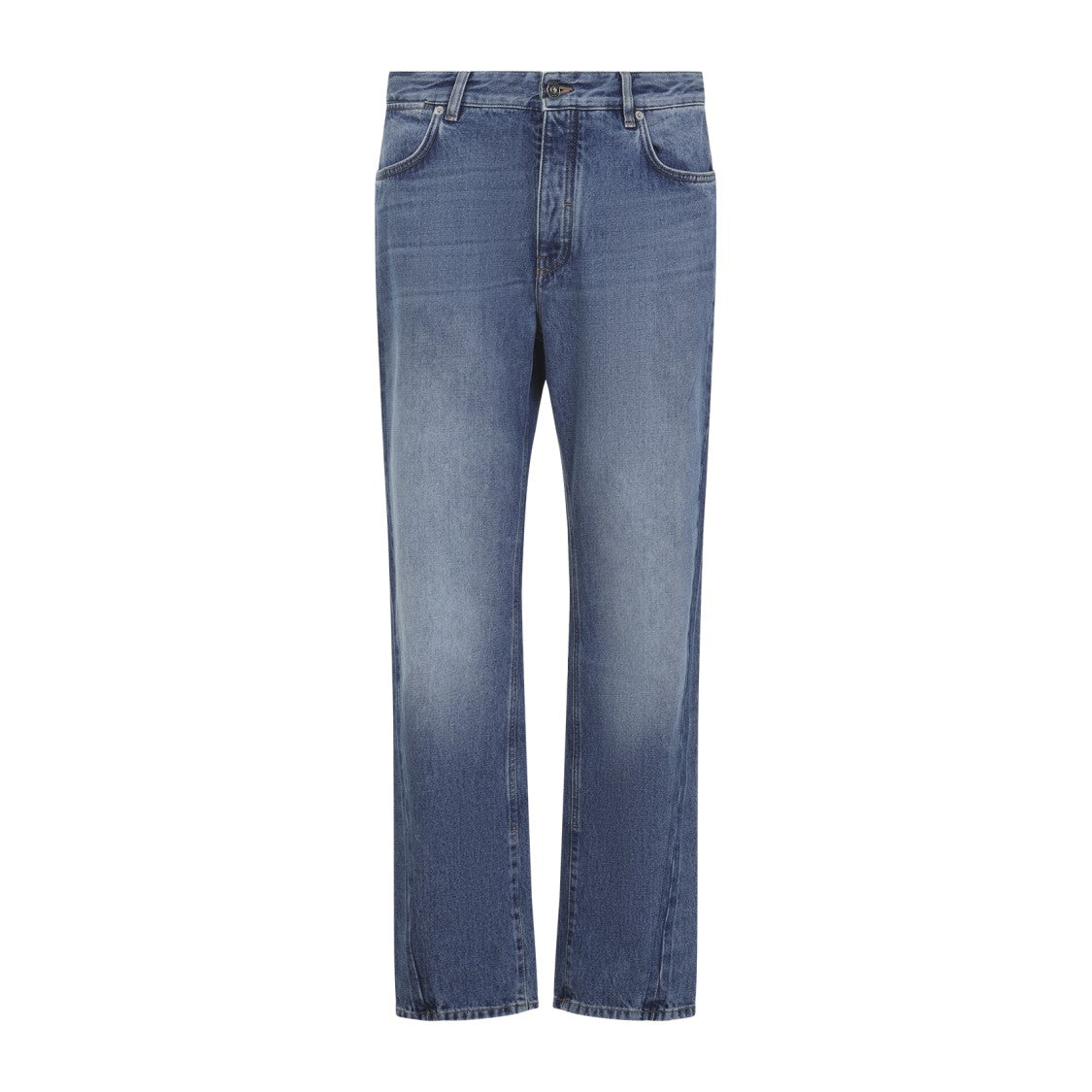 Givenchy Straight-Leg Denim Jeans With Medium Blue Wash