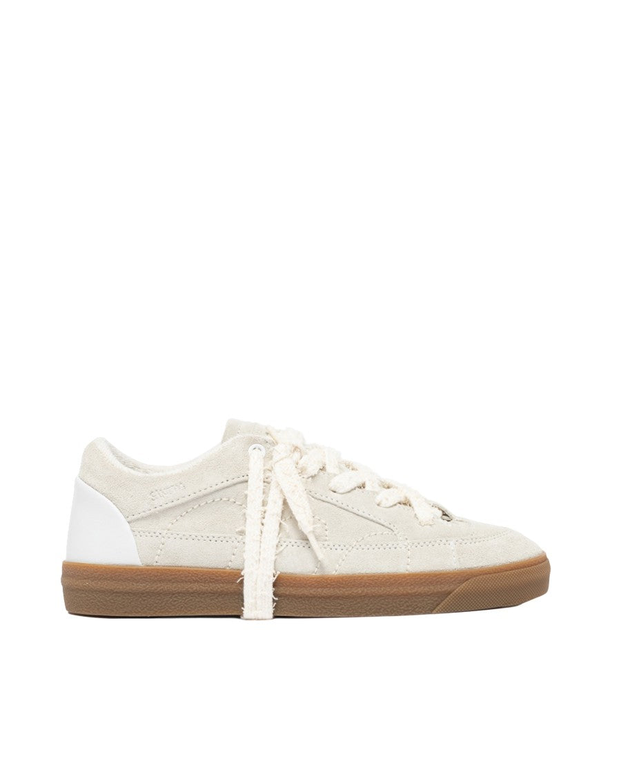 Santha Love Cut Sneakers In Cream