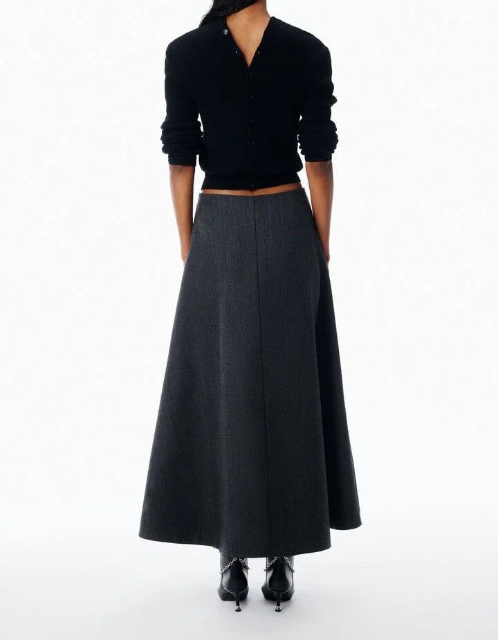 Alexander Wang Ls High Neck Button Up Cardigan