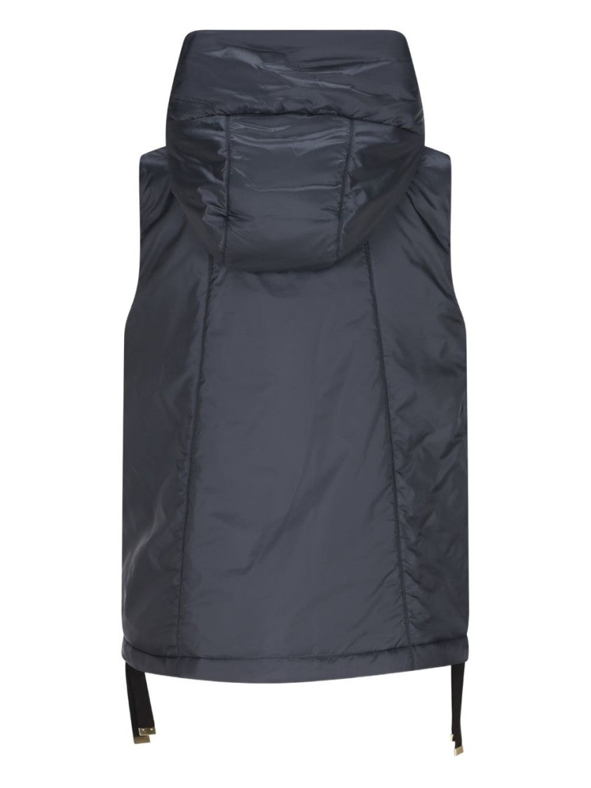 Max Mara Sleeveless Padded Jacket With High Collar