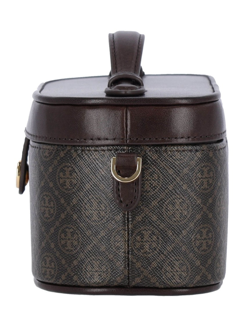 Tory Burch "T Monogram" Jewelry Case – Brown