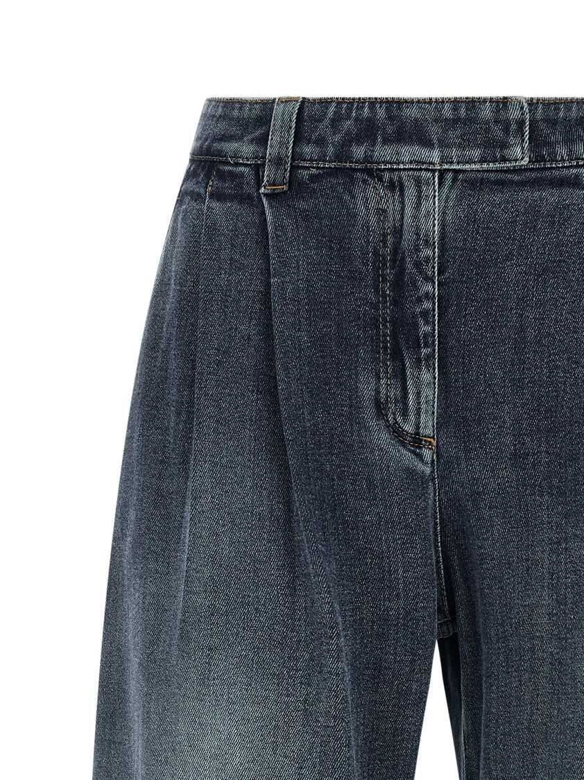 Brunello Cucinelli 'Loose Curved' Jeans