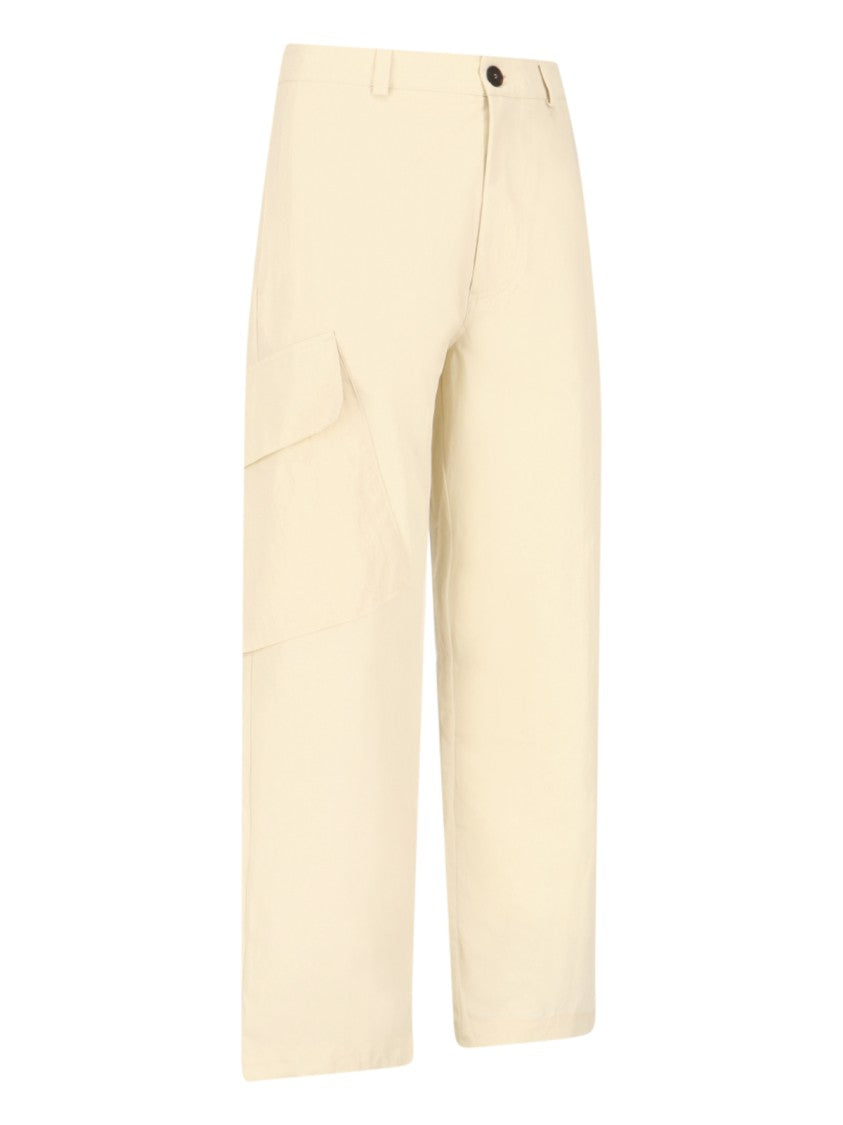 Studio Nicholson "Crail" Cream Trousers