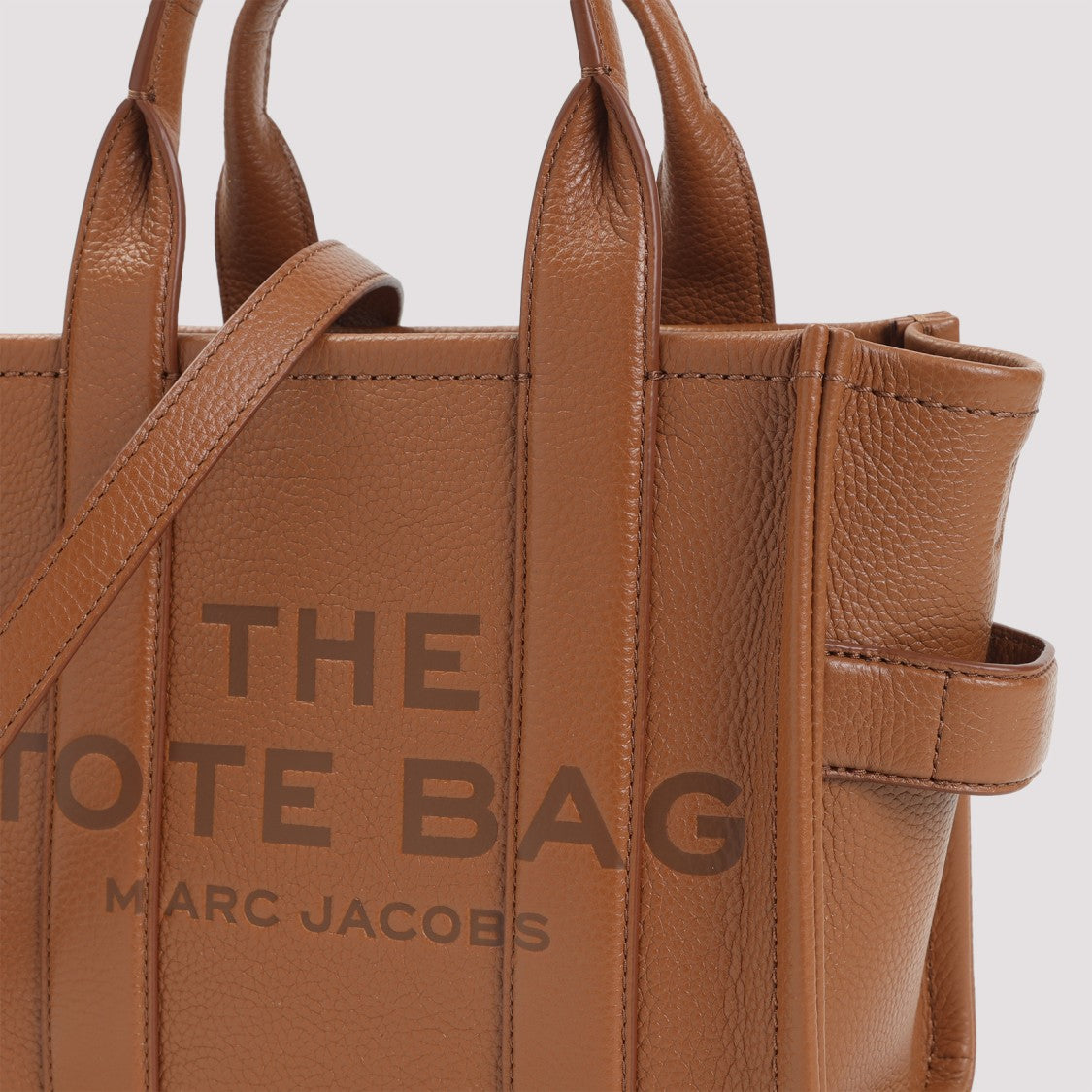 Marc Jacobs The Leather Mini Tote Argan Oil Bag