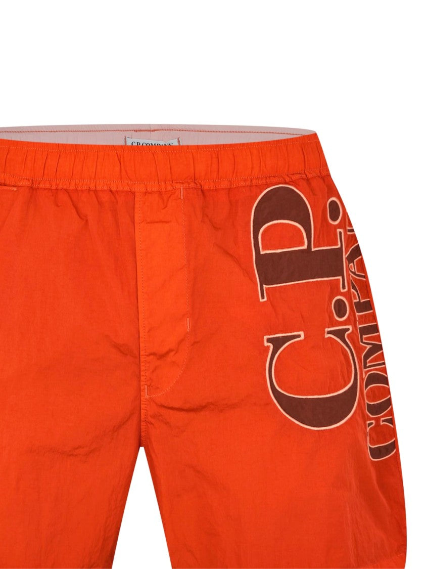 C.P. Company Eco-Chrome R Logo Swim Shorts