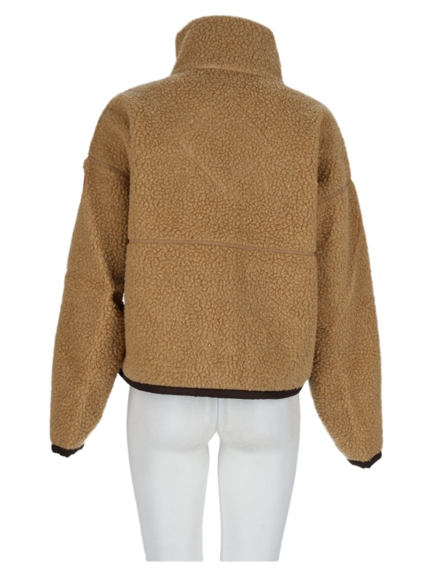 Canada Goose Powder Wool-Blend Teddy Cropped Jacket
