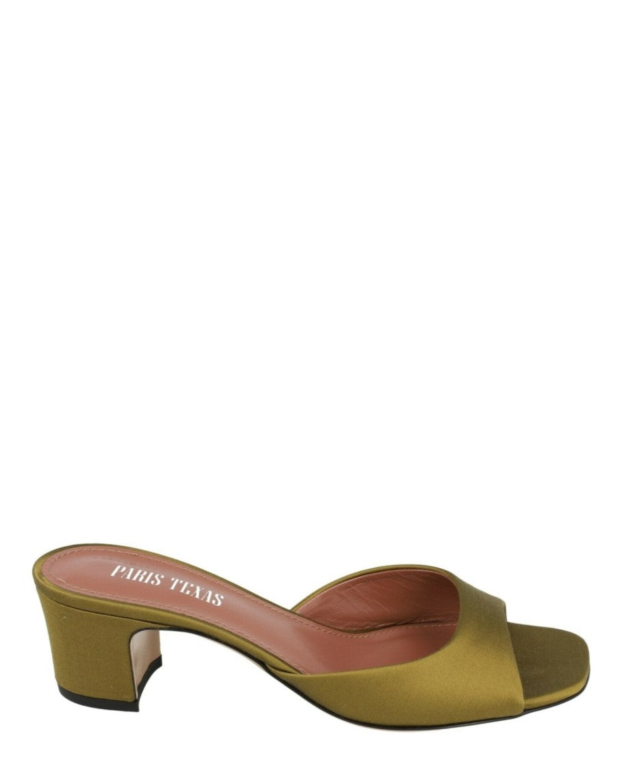 Paris Texas Lara Satin Mules
