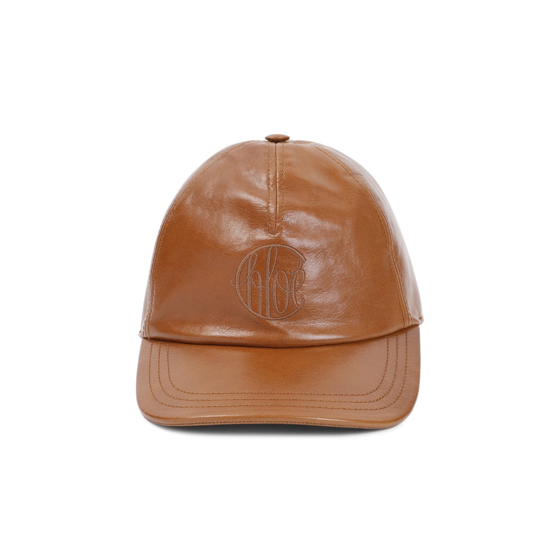 Chloé Brown Calf Leather Hat