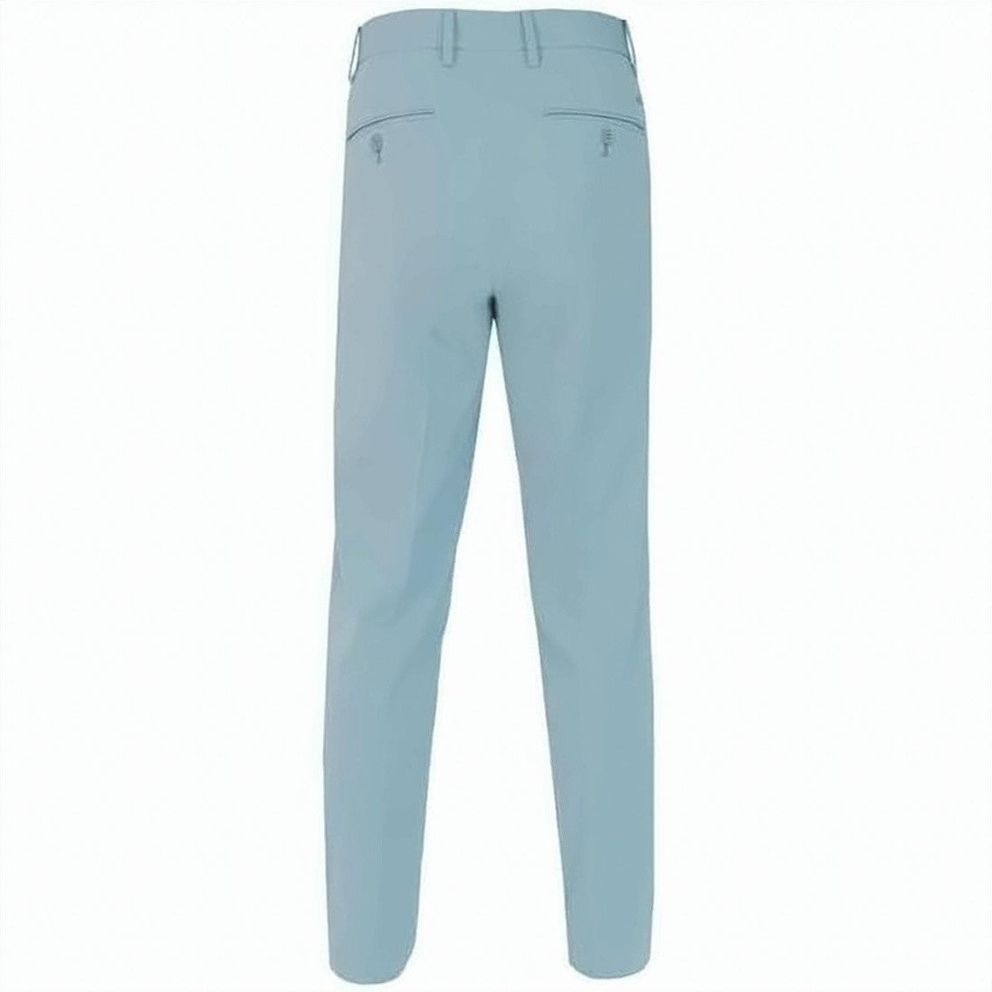 J Lindeberg Tailored Blue Straight Pants With Flat Front