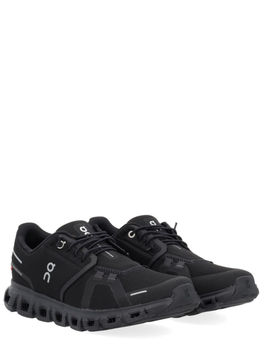 On Low-Profile Black Sneakers With Cushioned Pods