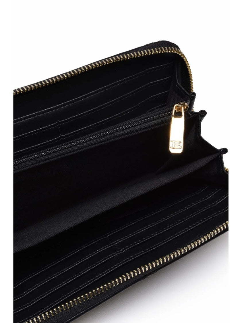 Ermanno Firenze Black Sofia Polyurethane Wallet