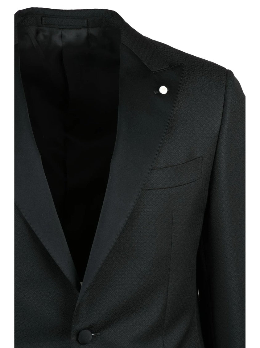 Luigi Bianchi Tone-On-Tone Wool Luigi Bianchi Jacket