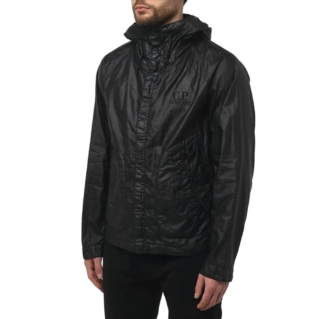 C.P. Company Linen Jacket With Integrated Goggles