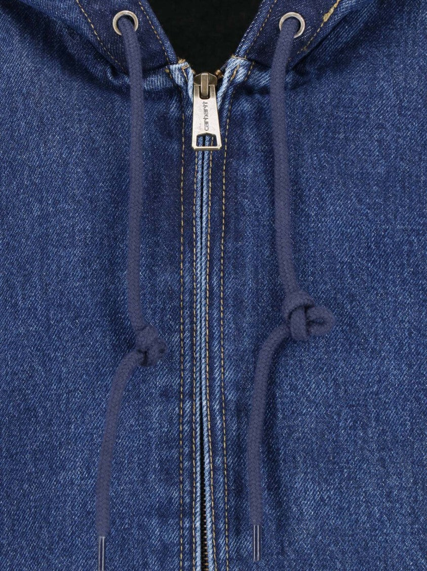 Carhartt Wip Blue Og Active Cotton Denim Hooded Jacket