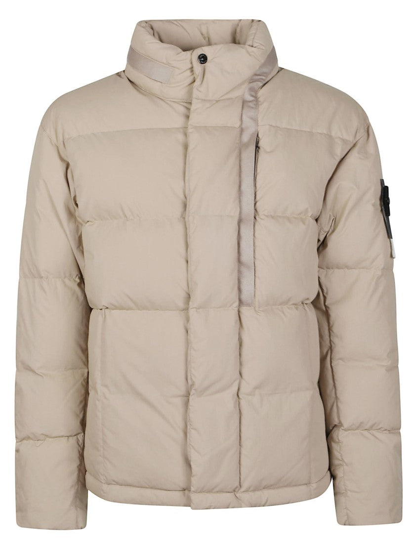 Stone Island Rds Boxy Quilted Cotton-Blend Down Jacket