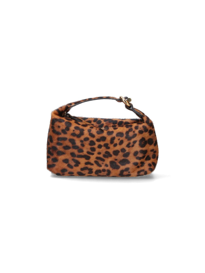 Liffner Mini "Pillow" Bag – Brown/Leopard