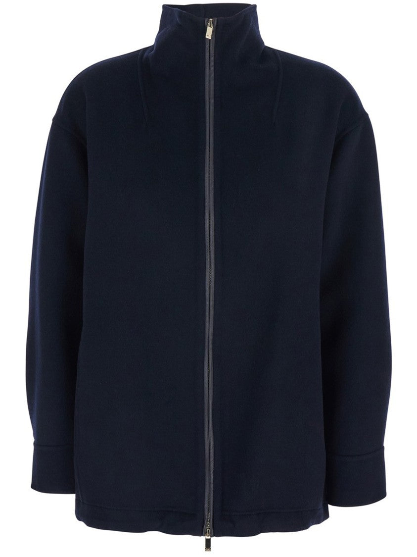 Max Mara Dark Navy Mstpino Boxy Jacket