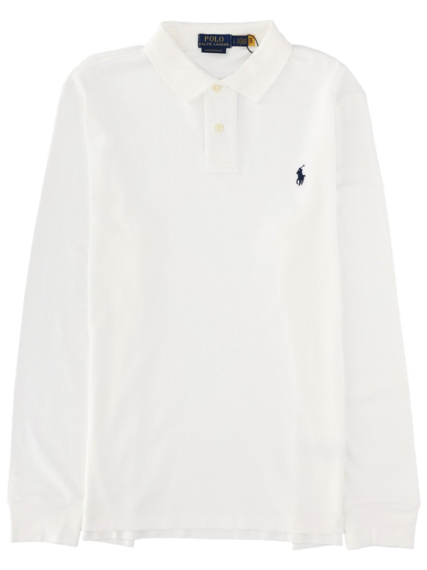 Polo Ralph Lauren Long-Sleeve Traditional Collar Cotton Polo Shirt