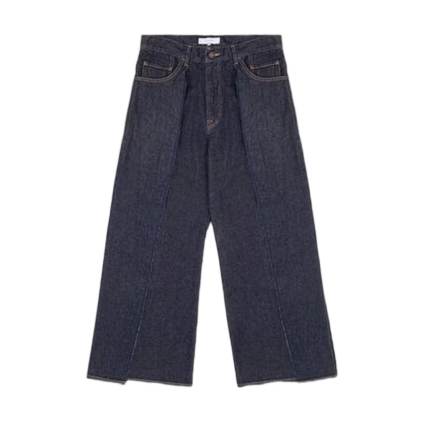 Sasquatchfabrix Wide-Leg Denim Pants With High Waist