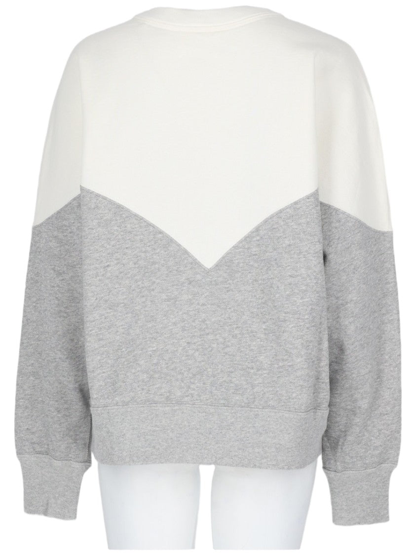 Isabel Marant Étoile Houston Color-Block Casual Cotton-Blend Sweatshirt