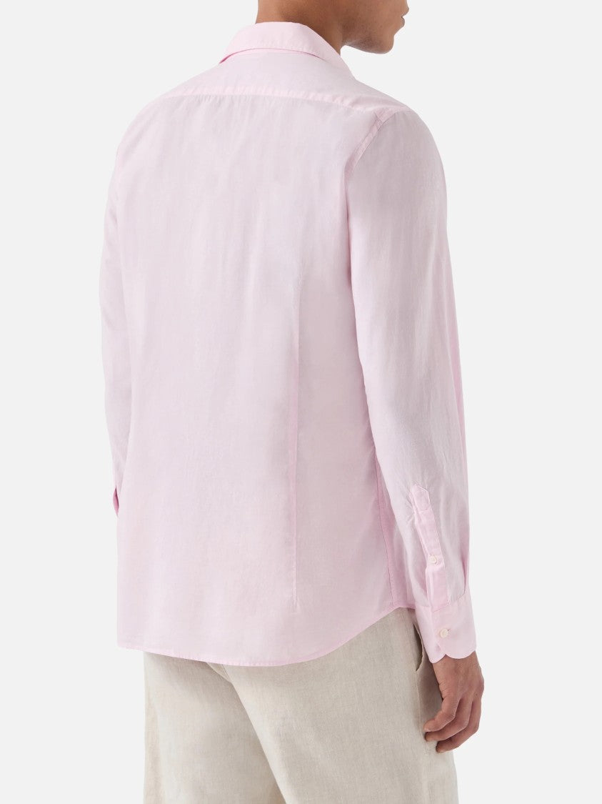 Mc2 Saint Barth Rosa Voile Cotton Casual Shirt
