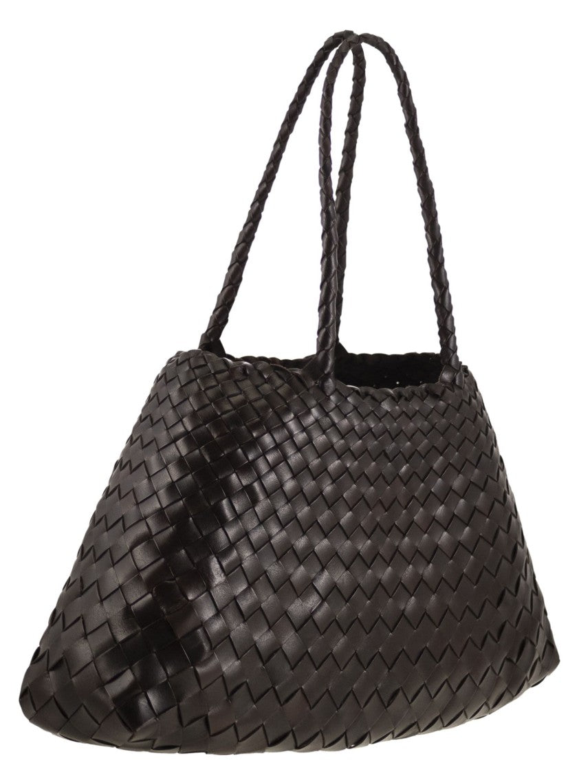 Dragon Santa Croce Big - Woven Leather Bag