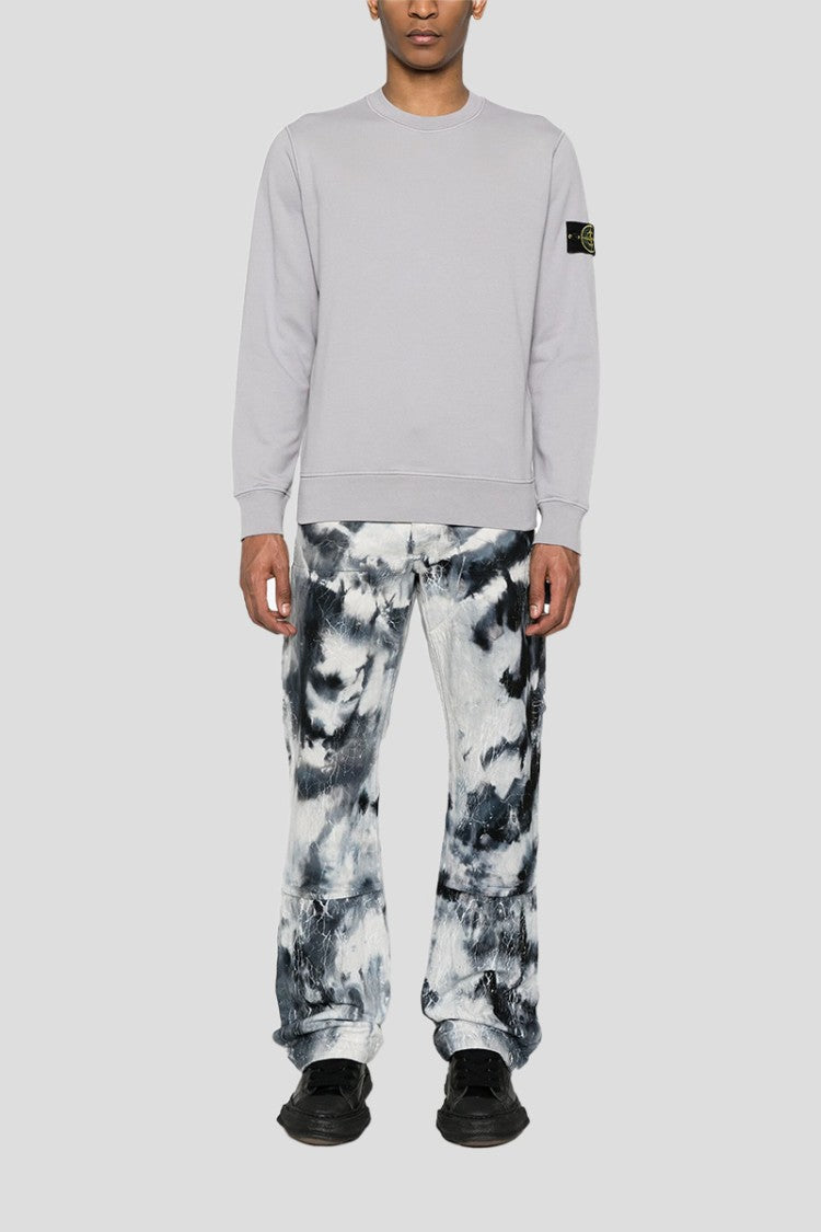 Stone Island Compass Badge Cotton Sweatshirt