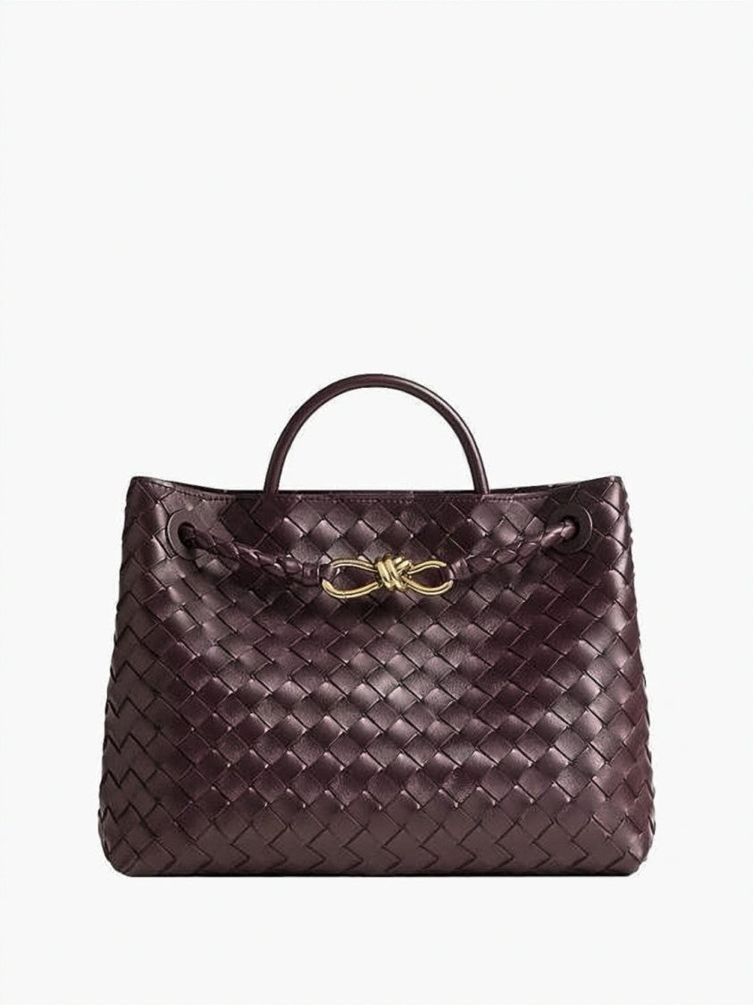 Bottega Veneta Medium Handbag With Woven Lambskin