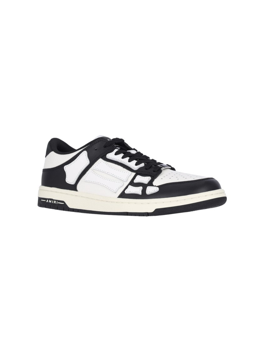 Amiri "Skel" Low-Top Sneakers – Black