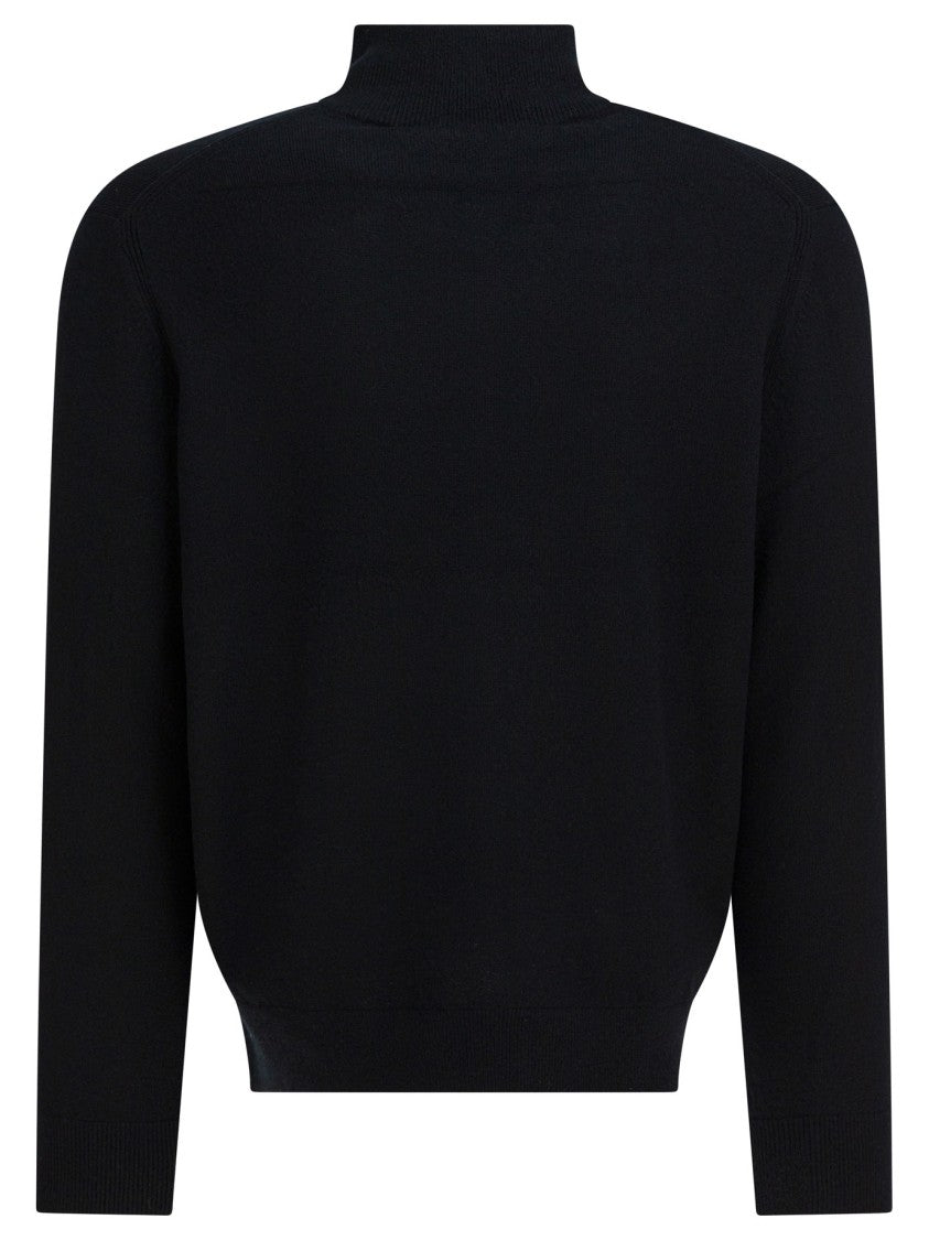 Vince Cashmere Sweater With Half Zipper