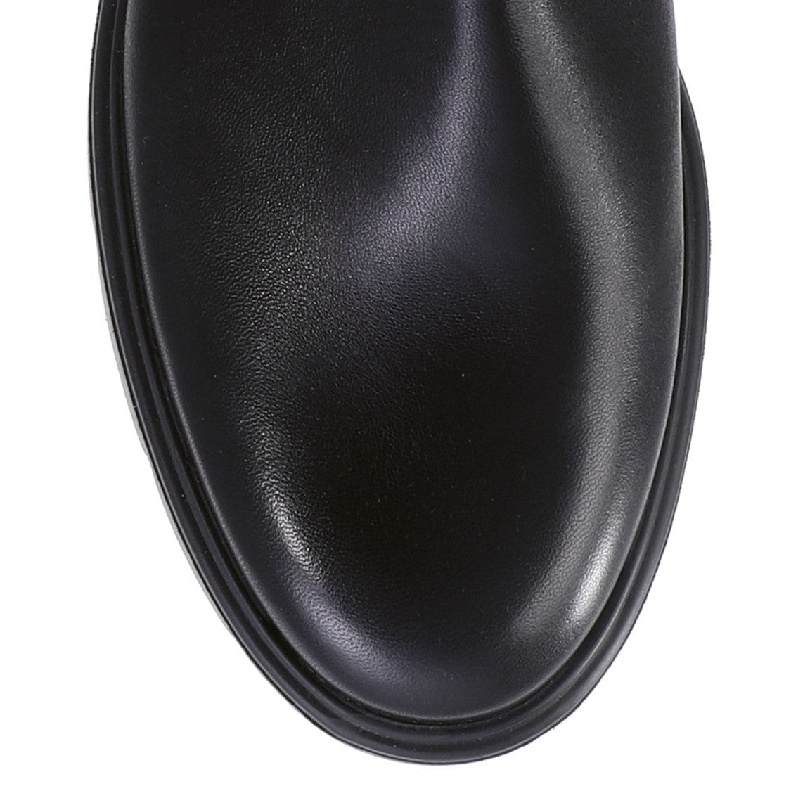 Högl Black High-Performance Chunky Sole Leather Ankle Boots