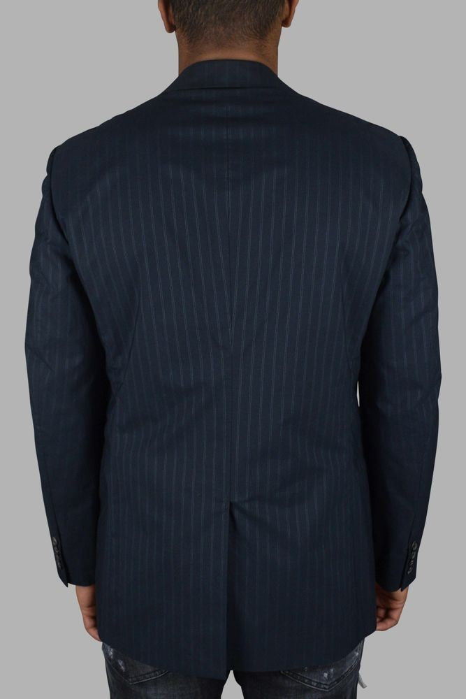 Prada Navy Blue Cotton Jacket