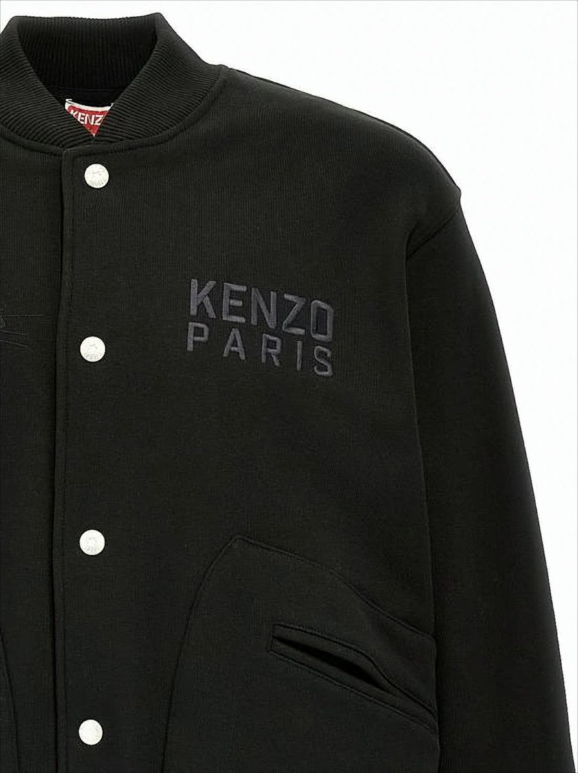Kenzo Bomber Jacket With Embroidered Tiger Motif