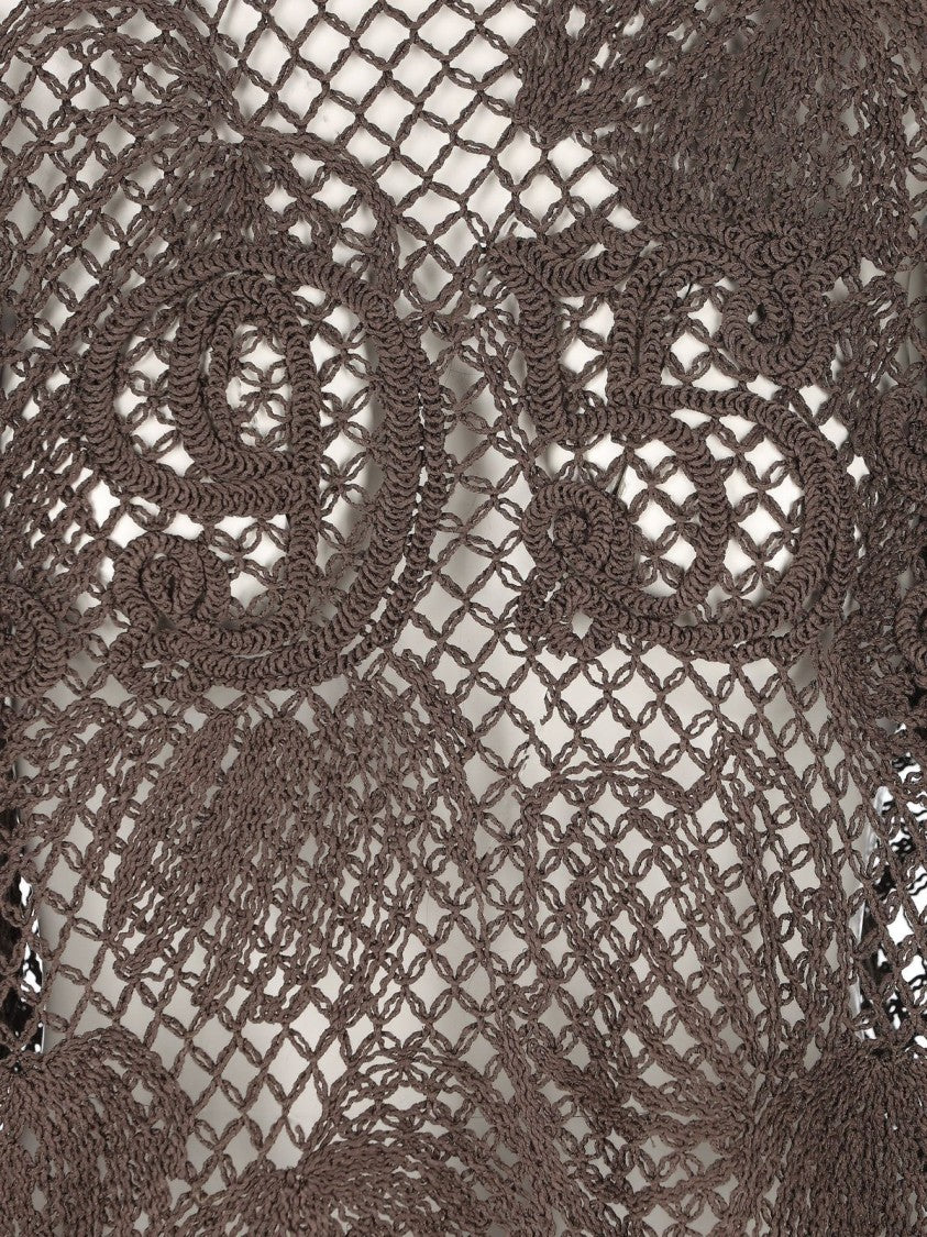 Max Mara Clean Design White Sweater With Round Neckline And Timeless Appeal