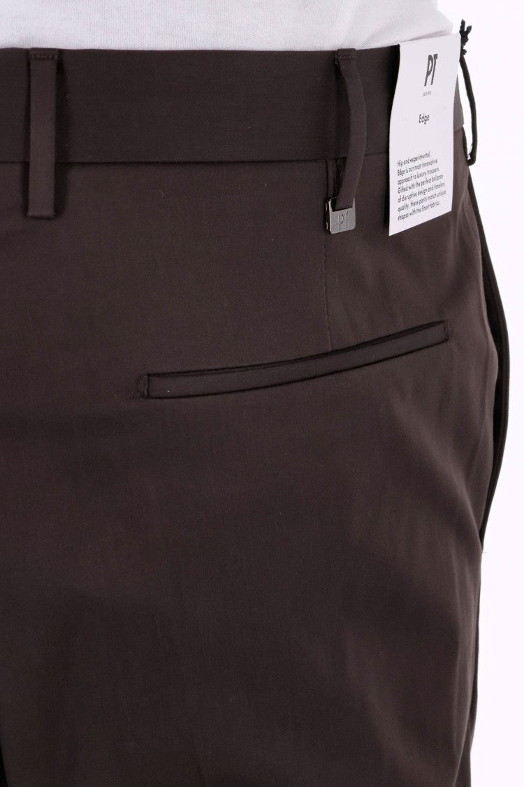 Pt Torino Dieci Model Cotton Twill Trousers