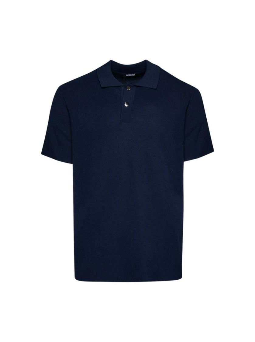 Jacquemus Le Polo Maille Shirt Dark Navy
