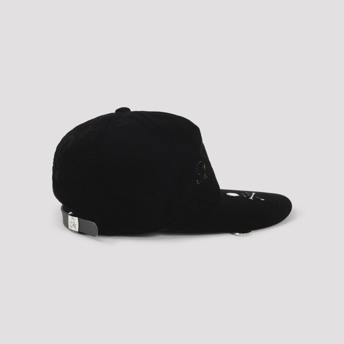 Mastermind Structured Black Cap With Embroidered Details