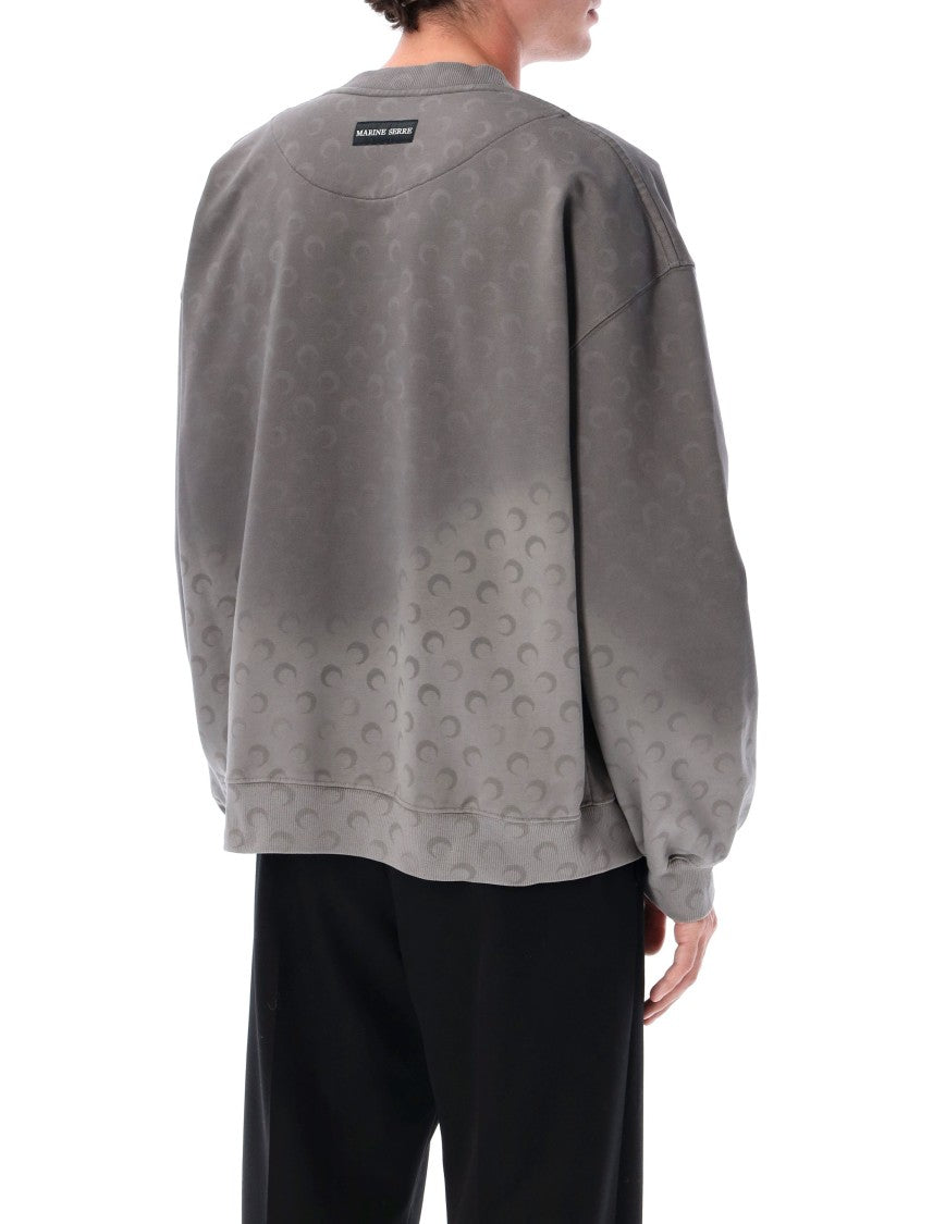 Marine Serre Moon Degrade Crewneck Sweatshirt