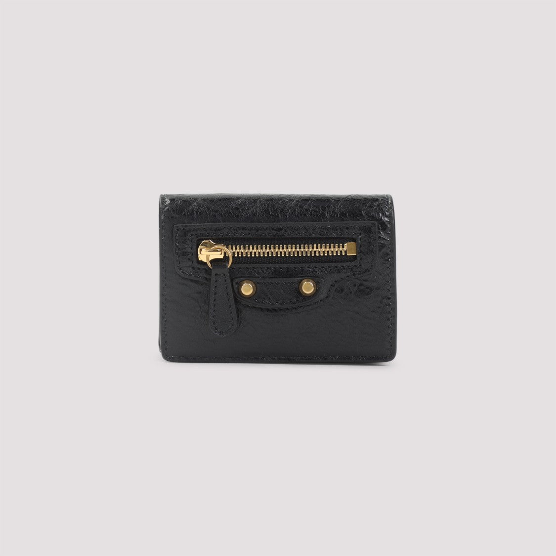 Balenciaga Black Lamb Leather Le City Mini Wallet