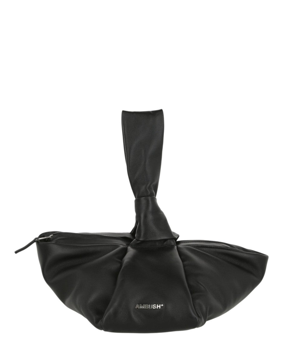 Ambush Twist Top Leather Clutch