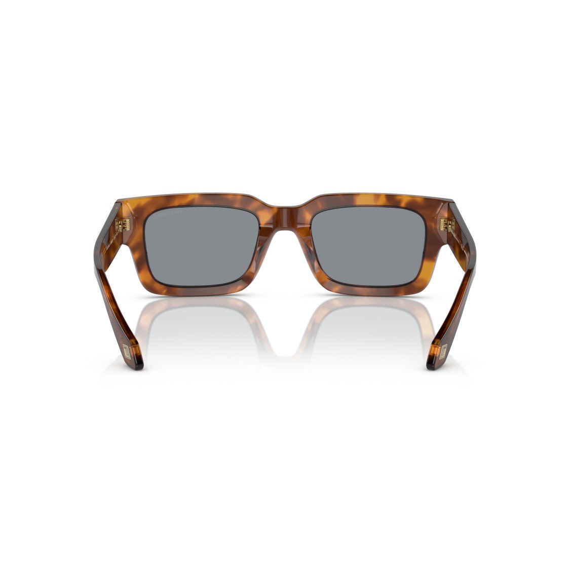 Giorgio Armani 0Ar8184u Rectangular Tortoiseshell Sunglasses With Metallic Accents