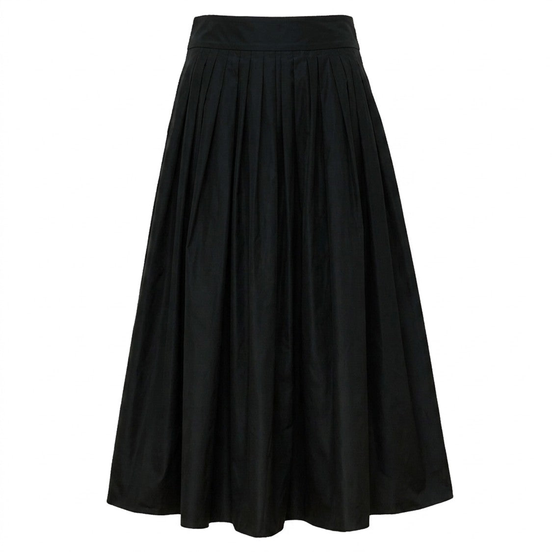 Max Mara Romina Long Taffeta Skirt