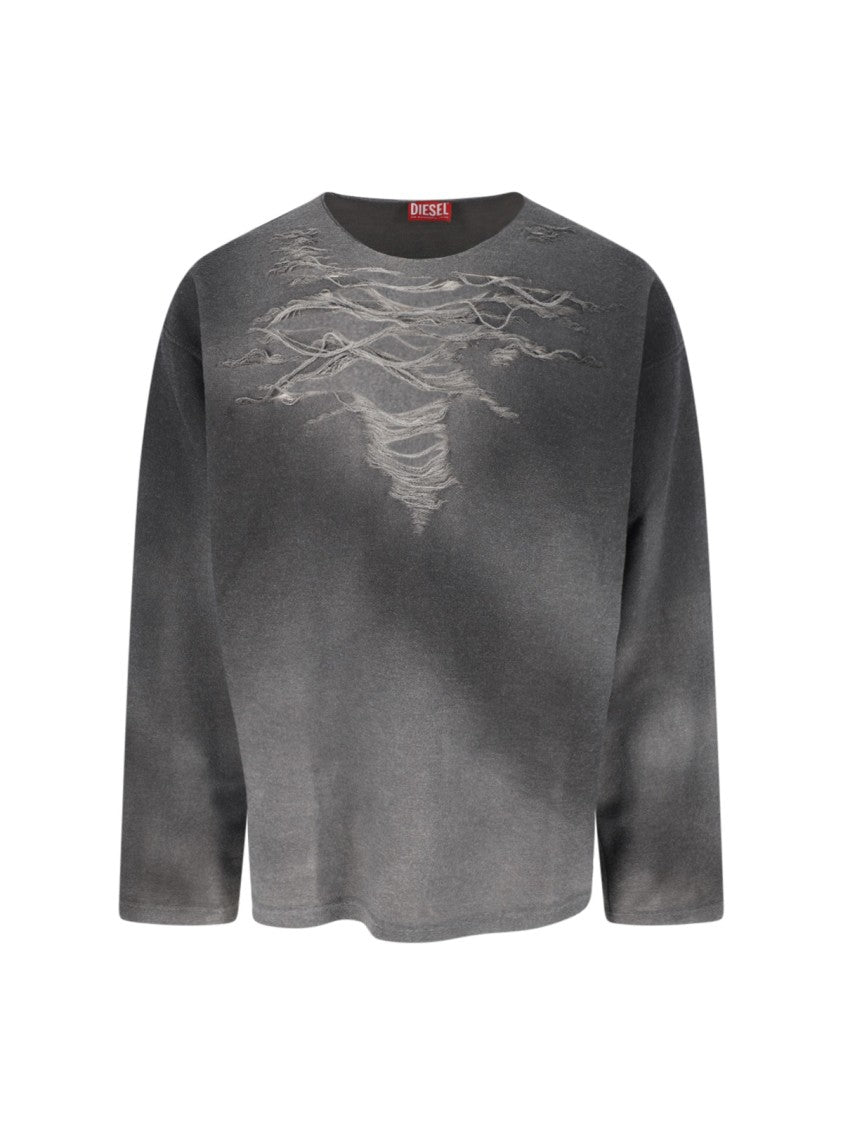 Diesel "S-Ruben" Crewneck Sweatshirt Black