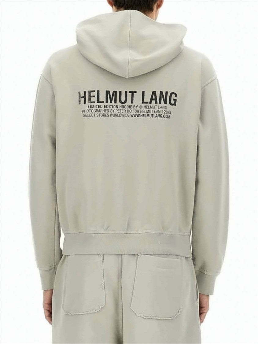 Helmut Lang Relaxed Fit Hoodie With Photographic Print By Helmut Lang