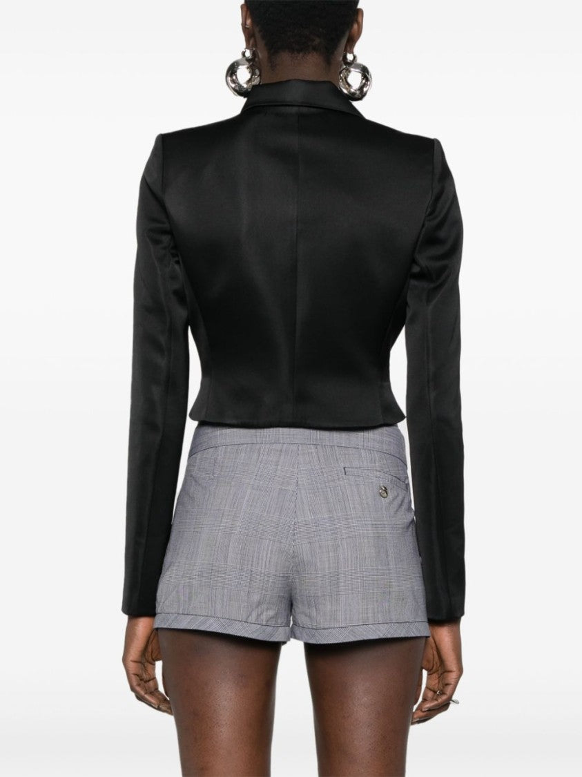 Coperni Black Satin Finish Jacket