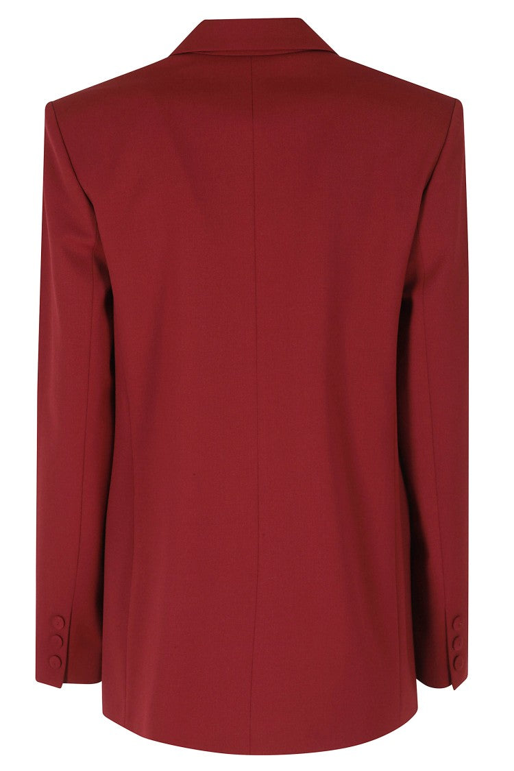 Federica Tosi Ruby Frescolana Double-Breasted Polyester-Blend Blazer